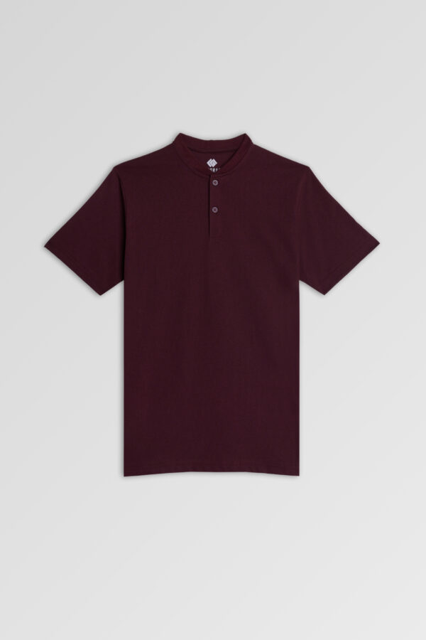 Cotton T-shirt maroon