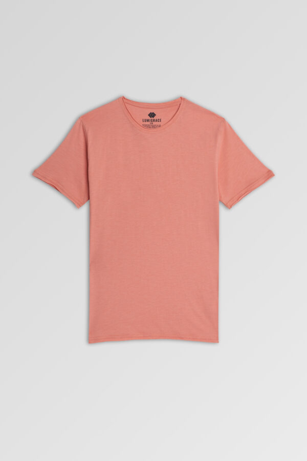 Cotton T-shirt Coral