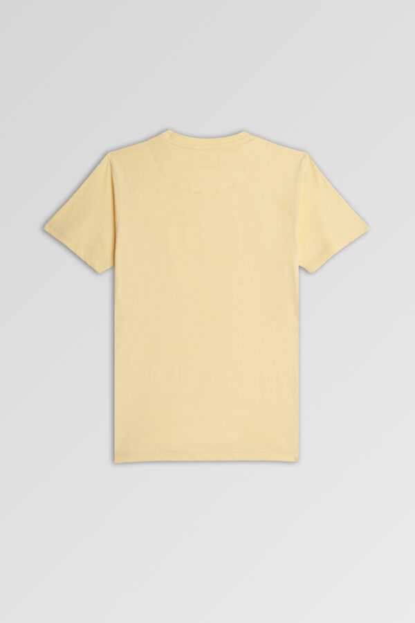 Cotton T-shirt light yellow - Image 3