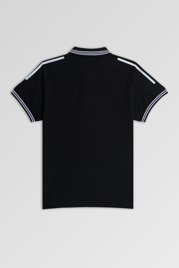 Cotton T-shirt Black & white - Image 3