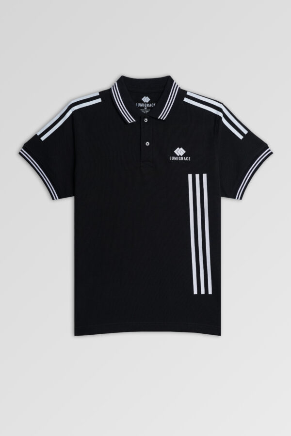 Cotton T-shirt Black & white