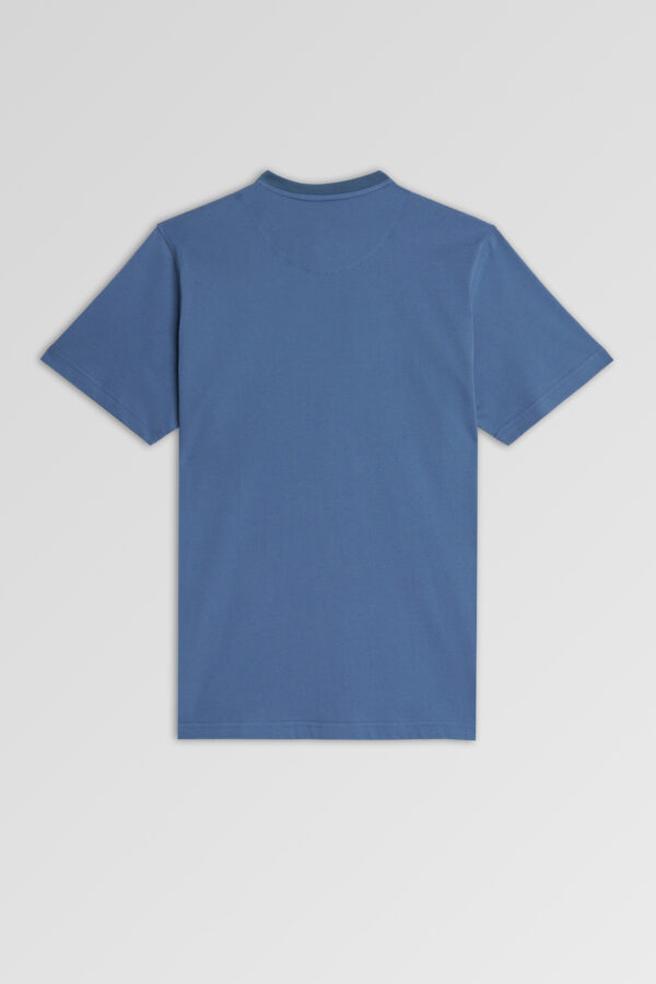 Cotton T-shirt sky blue - Image 3