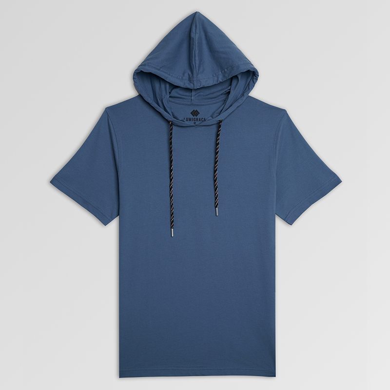 Men Hoodie Blue