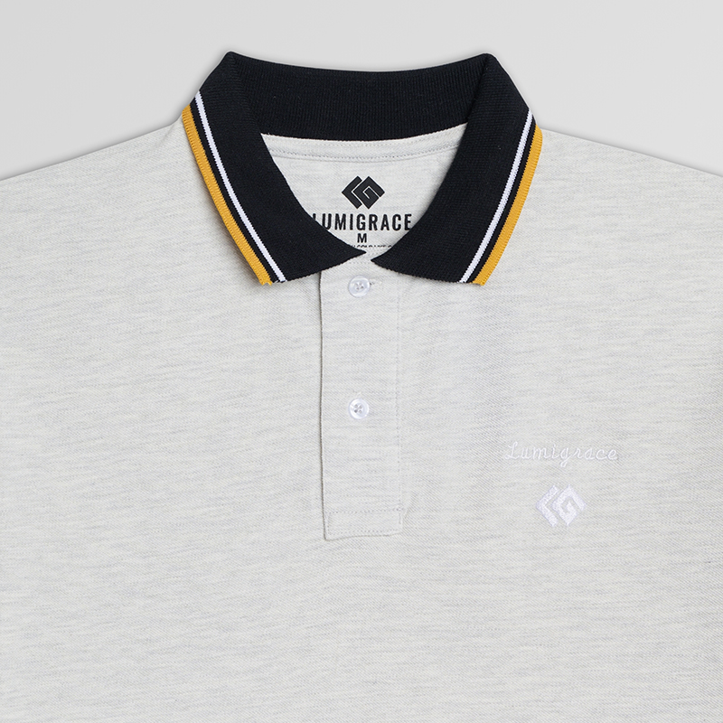 Men Polo Shirt H/S OFF WHITE - Image 3