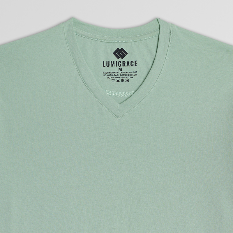 Men T-Shirt V Neck H/S - Image 3