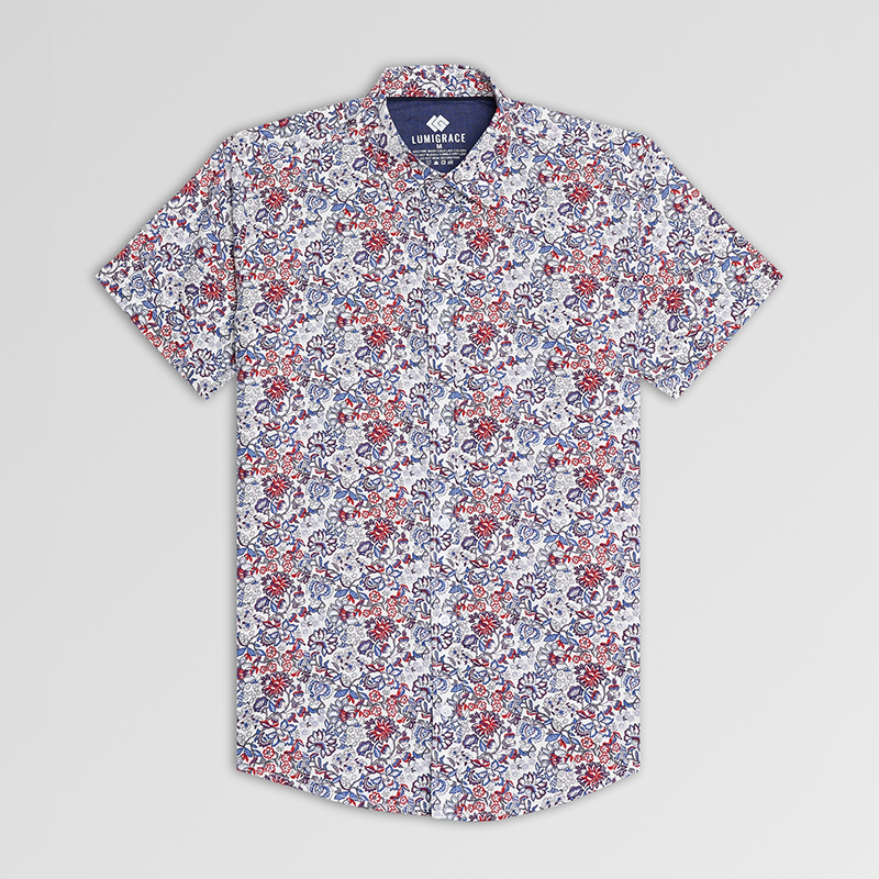 Men Casual Check Shirt H/S