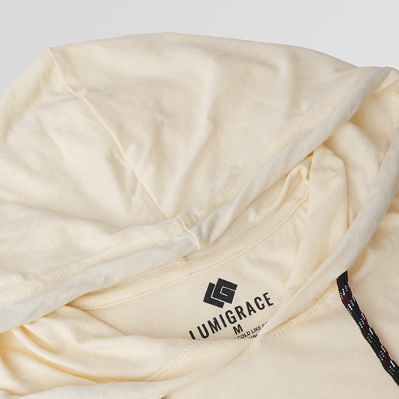 Men Hoodie off White - Image 4